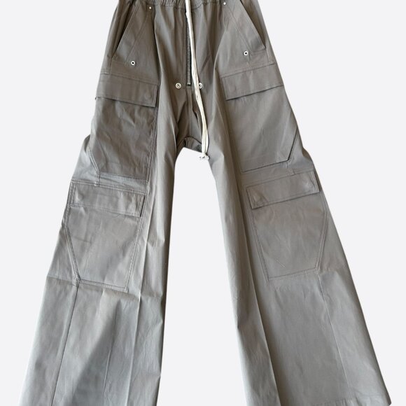 Rick Owens Tan Cargobela Cargo Pants